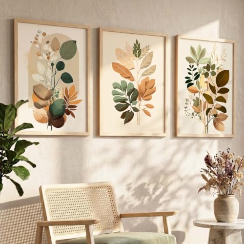 Image of kotart Painting for Wall Decoration - Modern Art Wall Decor Framed Painting for Living Room Bedroom - Framed Wall Posters /Paintings with Frame Set of 3 (Art-6, 13X17 inch)