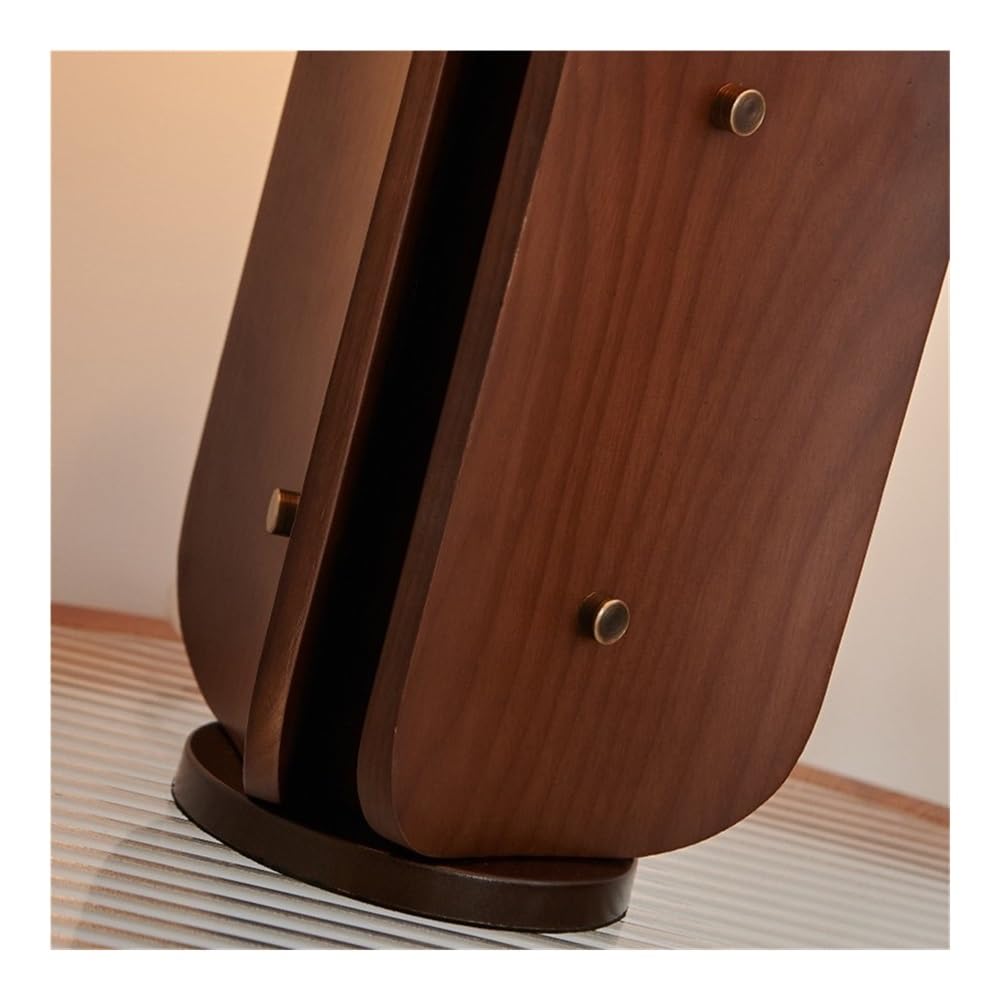 Lampa biurkowa, Salon Sofa Lampa stołowa Retro Gabinet Sypialnia Dekoracja nocna(Brown)