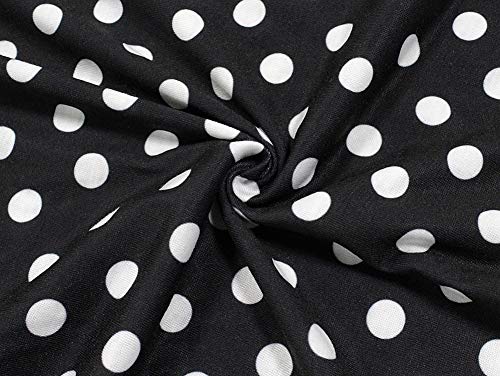 Image of Berydress Women's 3 /4 Sleeve V Neck Casual Party Work Faux Black Wrap Dress