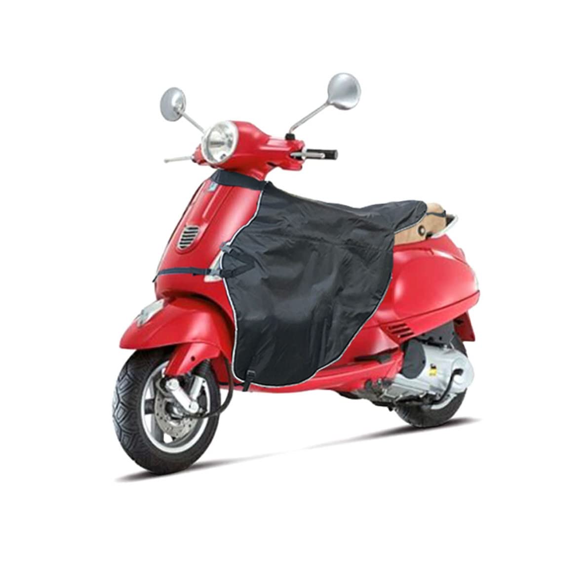 Scooter Cubierta de la Pierna del Delantal de Motocicleta Protector Impermeable Cinta Reflectante Negros para la Lluvia fría Conductor de Invierno Accesorios para niños para niños