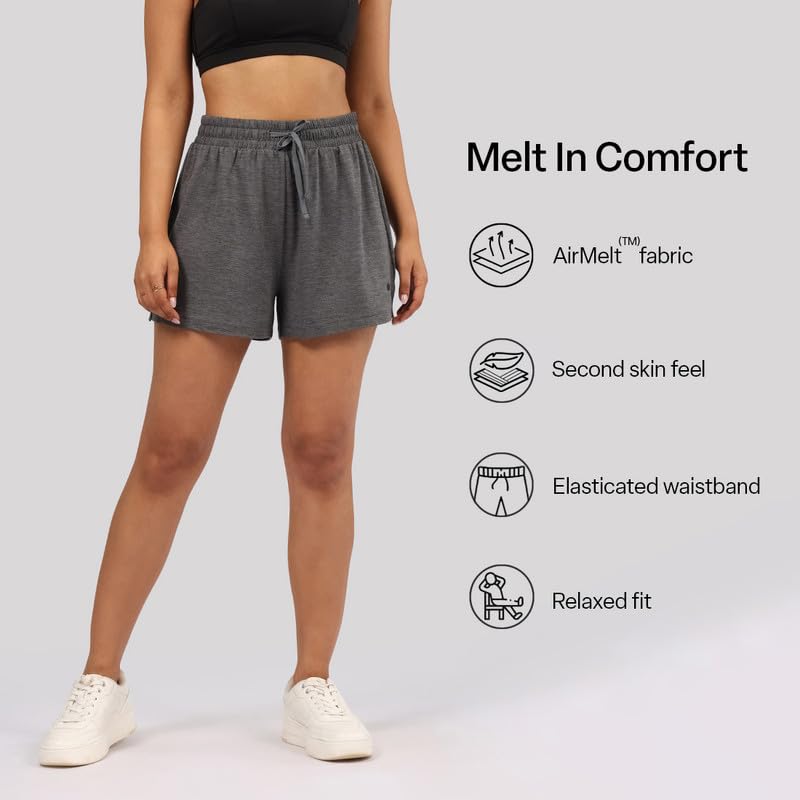 Image of BlissClub AirMeltTM Shorts | Weightless Fabric | Elasticated Waistband | Drawcord | Flattering fit | Cool-to-Touch Fabrics