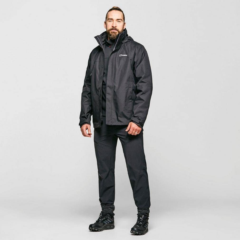 Berghaus Męska kurtka wodoodporna Alpha 2.0 Gemni 3w1 | odpinany polar | lekka kurtka