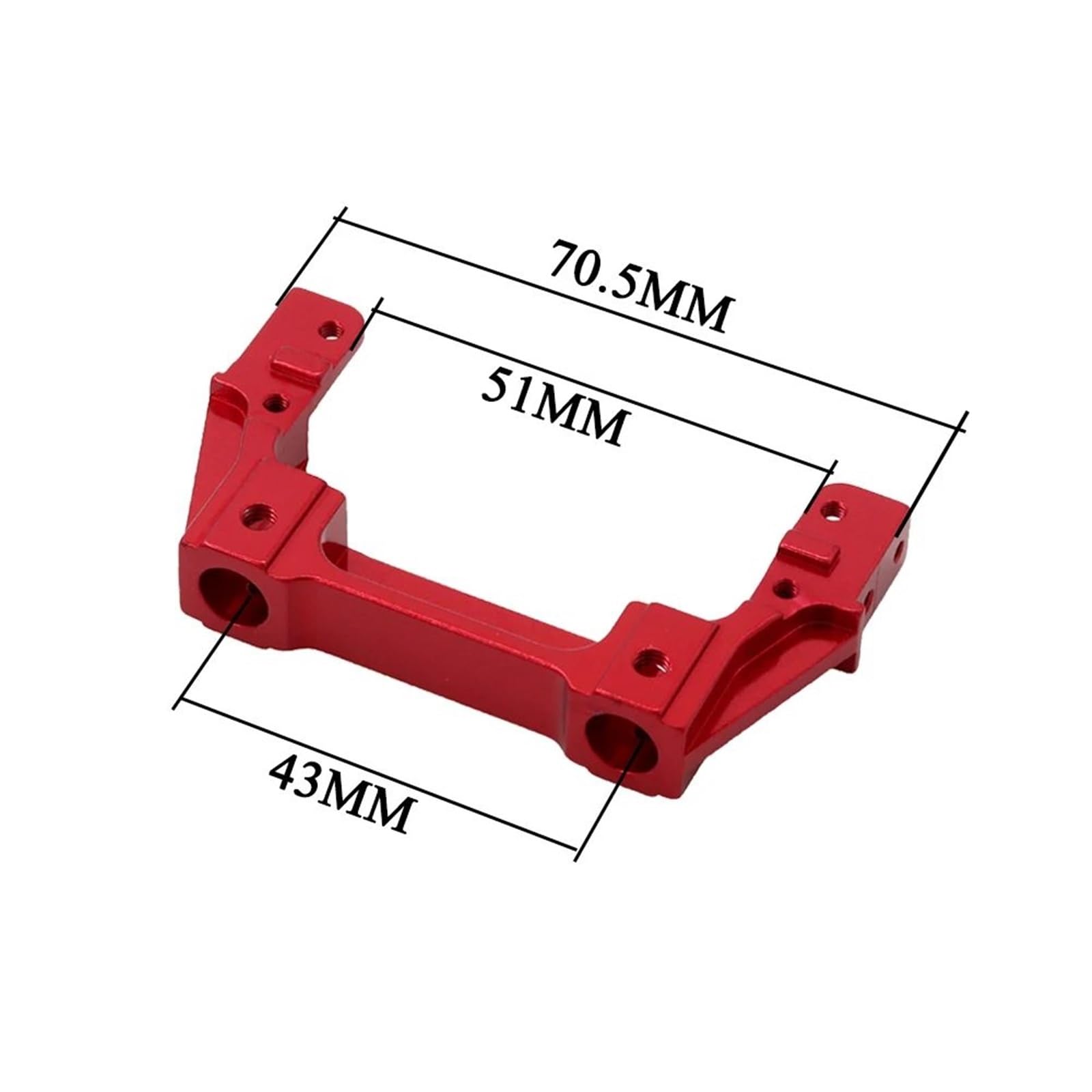Supporto Servomotore Paraurt Anteriore per Axial 90047/90046 1/10 Ricambi RC