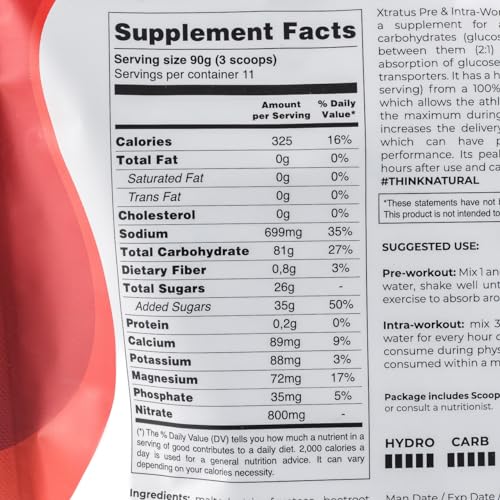 Image of Beetroot (Nitrate) Lime and Ginger - Superfuel Sports Drink Powder with carbohydrates and Minerals. Natural Source of Nitrate. Nitric Oxide. Pre and Intra Training. 35,27Oz.