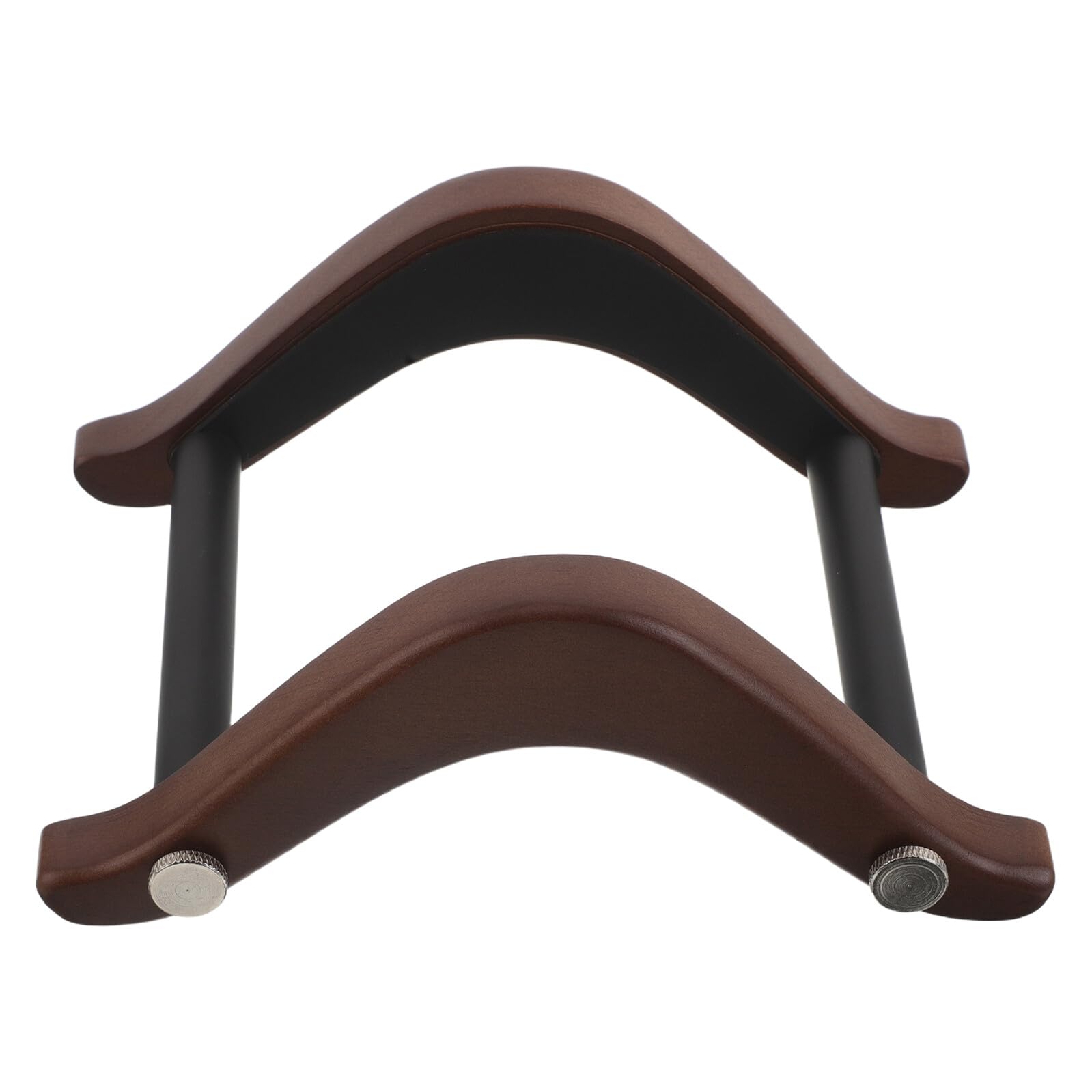 Porta Chitarra da Terra Portatile in Legno e Metallo Struttura a Forma, Supporto Sicuro e Smontabile per Casa e Viaggio