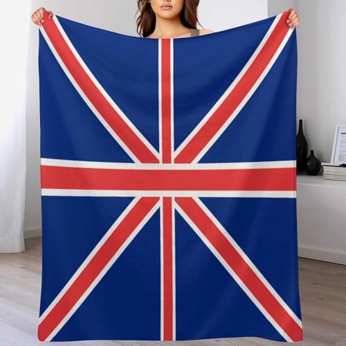 Couverture drapeau Royaume-Uni en peluche, cadeau idéal pour voyage - 7