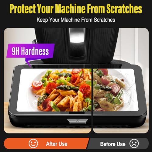 1 Pack Screen Protector for Thermomix TM7, Protective film Screen protector film TM7 accessories, Ultra-transparent, Scratch-resistant, Ultra-clear, Ultra-thin by SkingHong - Image 3