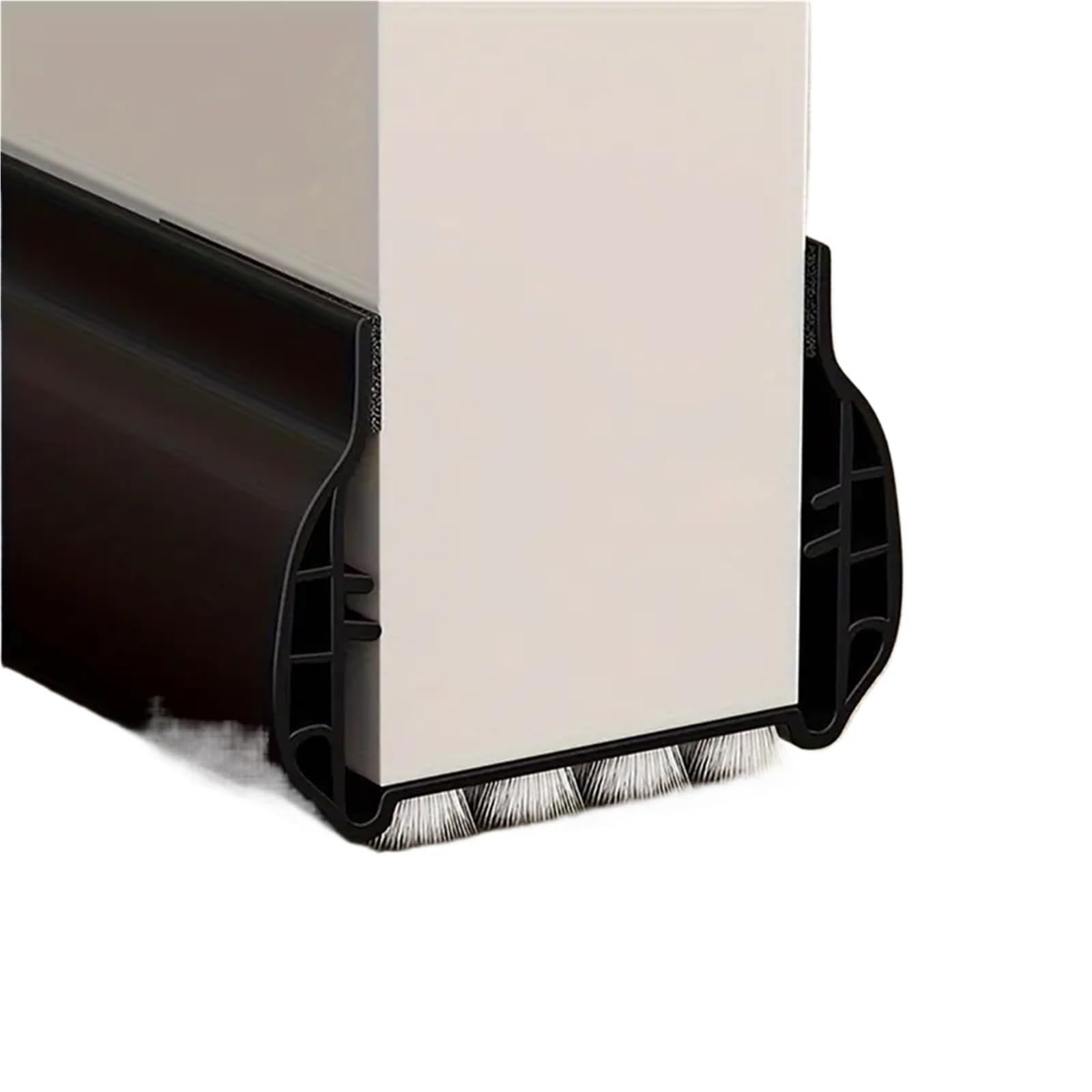 Draft Excluder For Doors Windproof Dustproof Silent Door Seal Strip With Brush Thickened PVC Door Draft Stopper Bottom Weather Strip Seal(Color 04)