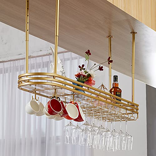 Support bouteilles vin suspendu vintage casier inversé - 6