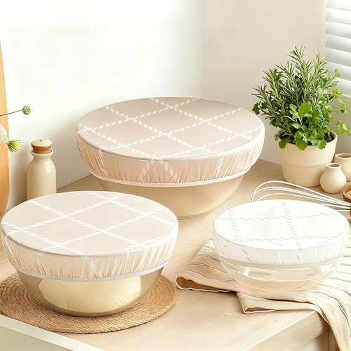 Reusable Beeswax Bowl Covers for Bread Proofing