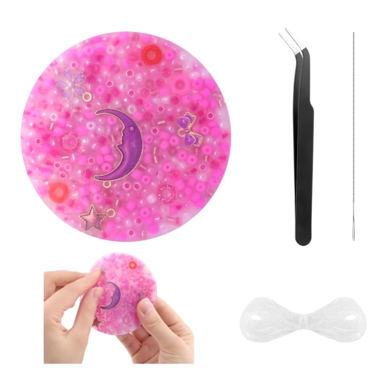 NACHLYNN 1 Pcs Picking Pad Picky Pads Kit Skin Picking Fidget Toys for Skin Scratching Stress and Anxiety for Adults and Kids (Shiny Purple)