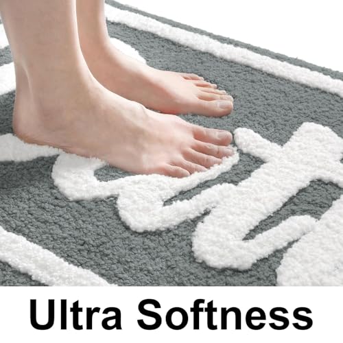 Image of Luxe Home Super Soft Canada Bath Bath Mat Non-Slip Machine Washable Bathroom Mat for Home, Bedroom and Living Room (40x60 cm) - Pack of 1