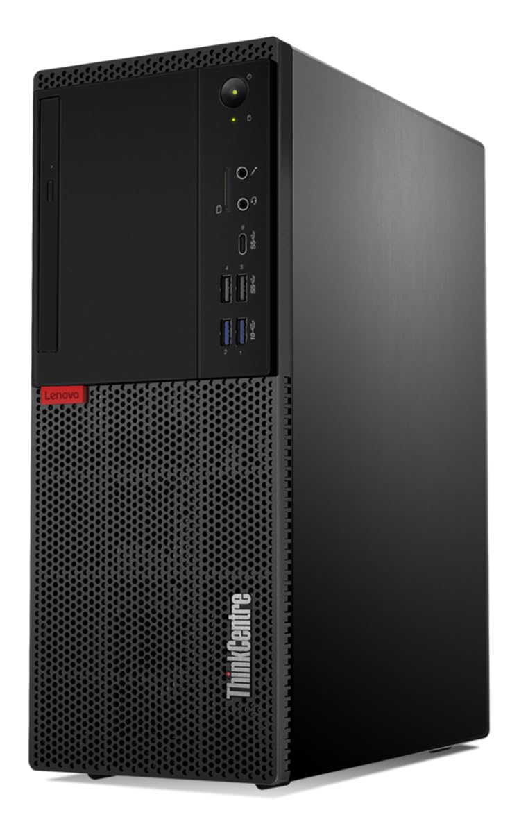 Lenovo ThinkCentre M720t, Intel Six Core i5 8400, 8GB RAM, 256GB SSD, DVD Brenner, Windows 11 Pro, GDATA Internet Security, Computer Tower PC (Generalüberholt)