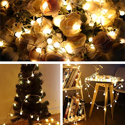 Generic SSEP-173 Globe String Lights 20Ft 40 Led Usb Powered Warm White Fairy Lights thumb #2