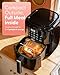 Keplin 4.5L Digital Air Fryer – 12 Smart Cooking Presets, Touchscreen Air Fryer for Healthy Low-Oil Cooking, Exclusive Heating Tech, Energy Saving, Easy-Clean Non-Stick Basket - 2 Year Warranty
