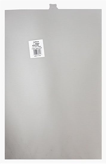 Ultra Stiff Plastic Canvas 12"X18"-Clear
