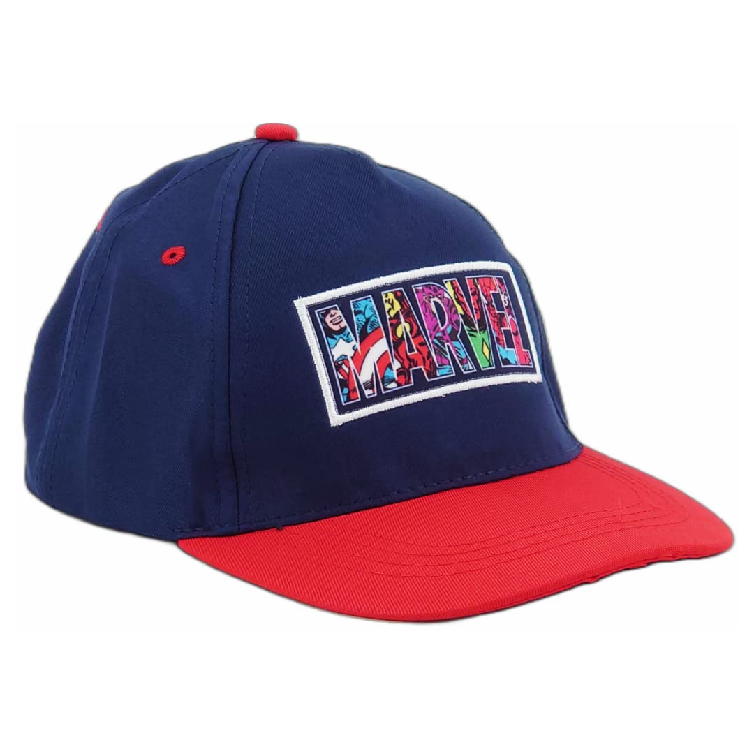 Marvel Avengers Gorro, Diseño Spiderman Capitan America Iron Man Comics Clasicos Gorra de Verano Infantil, Regalo para Niños, Gorra Ajustable