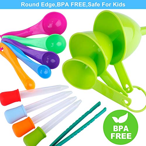 Kids Science Experiment Kit with Lab Coat, Scientist Costume Dress Up and Role Play Toys - Gift for Boys Girls Kids For Christmas Birthday Party