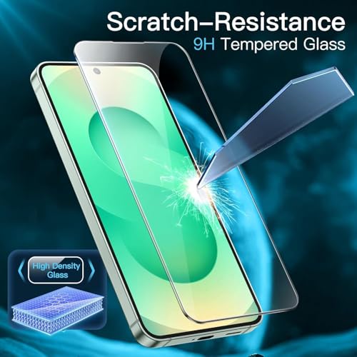 Image of Uyiton SHILD (Pack of 2) Tempered Glass Screen Protector for Samsung Galaxy S25 Plus (6.7)|9H Hardness|Fingerprint Unlock|Anti-Scratch|HD Clarity|Easy Installation|Military-Grade Protection
