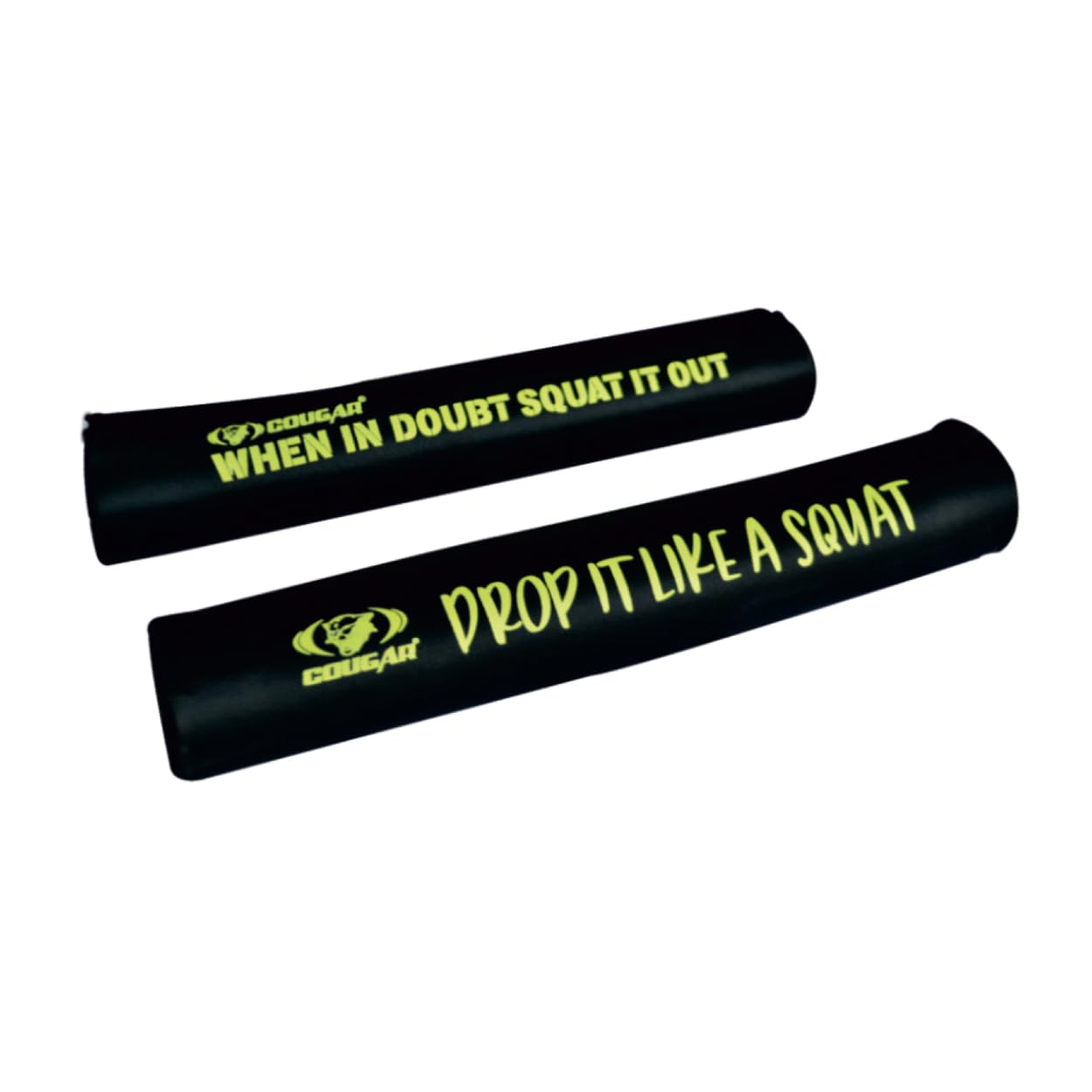 cougar squat pad for standard & olympic barbells | high-density foam barbell pad for squats, lunges & hip thrusts | lightweight, portable, sweat-resistant, fits 1" & 1.125" bars