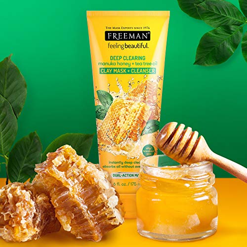 Freeman 72151461047 Deep Clearing Manuka Honey & Tea Tree Oil Clay Mask + Cleanser thumb #2