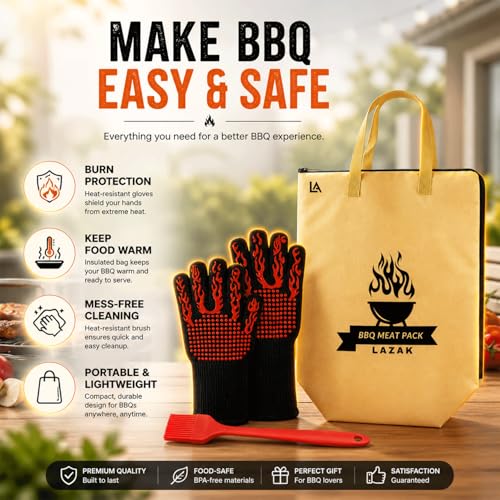 Image of BBQ Blanket for Resting Meat, BBQ Blanket for Juicy& Tender Results, BBQ Gifts for Men,Meat Resting Bag for Perfect Heat Retention, Brisket Blanket for Grilling.