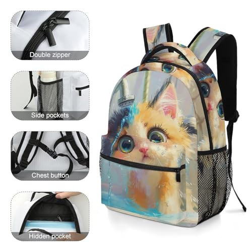 Sac à dos chat mignon le cadeau scolaire idéal pour ados