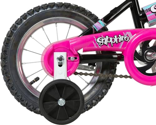 Image of Dynacraft Magna Sapphire Bike - Sturdy Steel Frame, Front and Rear Hand Brakes, Adjustable Seat, Kickstand - Ideal for Ages 6-10, Perfect for Outdoor Riding