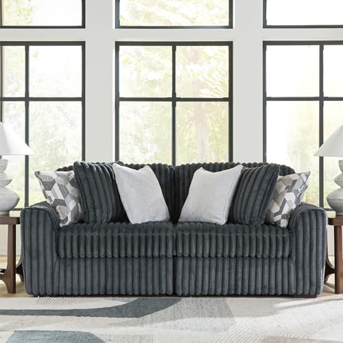 Image of Signature Design by Ashley 2-Piece Living Room Sectional Couch, Gray