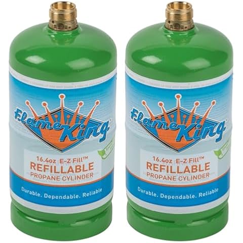 Flame King Refillable 1LB Propane Cylinder Tank Cover