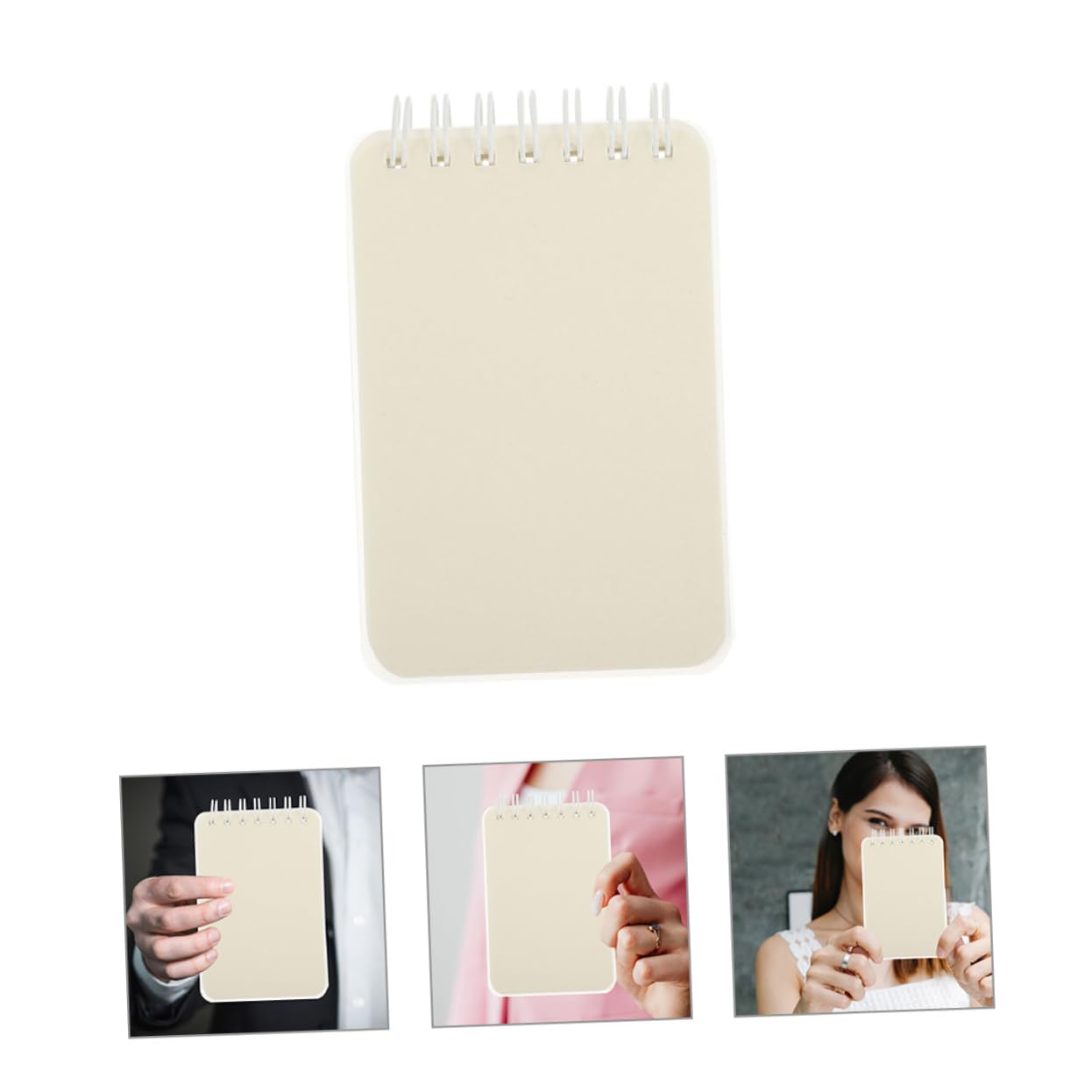 HOMSFOU 5 Ensembles Livre De Bobine Carnet De Notes Cahier De Poche Cahier À Spirale Carnets De Dessin Pour Adultes Petit Collège Cahiers En Spirale Cahier Ligné Pp Blanche 6 Pièces * 5
