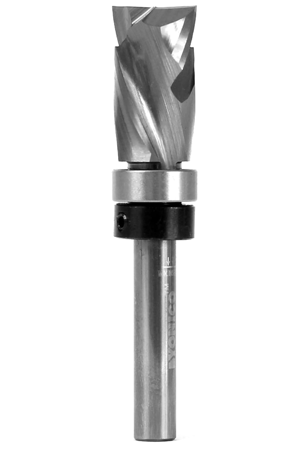 Yonico Flush Trim Router Bits Pattern Bit Compression Ultra-Performance Top Bearing 1/4-Inch Shank 33208q