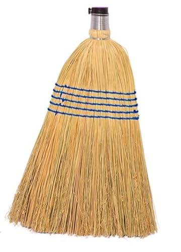 Red Gorilla Standard Corn Broom Head Natural Fibre Dry Surface Sweeping Brush Replacement Head Screw Fitting