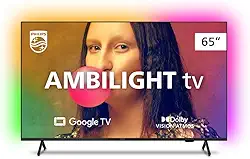 PHILIPS, Smart TV, Ambilight 65' 4K, 65PUG7908/78, Google TV, Comando de Voz, HDR, Dolby, VRR, ALLM