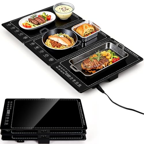 Electric Warming Tray with Adjustable Temp and Timer