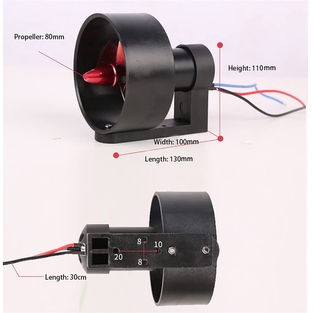 Propulseur Sous-marin Pour Bateau RC – Moteur Sans Balais 12-24 V – 300 KV – 1 Paire – Pièce Détachée Pour Modèles Nautiques