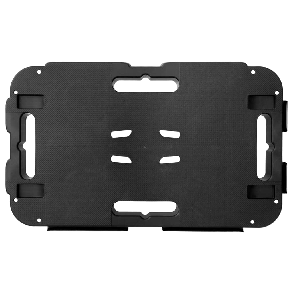 Transportroller 48x29 cm, Möbelroller bis 300 kg belastbar, Rollbrett mit 360 Grad Rädern, PP Kunststoff für Umzug und Werkstatt