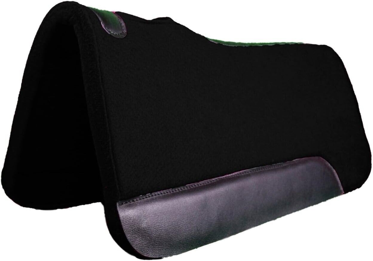 Western horse Felt Sottosella/sottosella sagomato in feltro di lana di alta qualità nelle misure 81,28 x 81,28 cm e 76,2 x 76,2 cm A17 (81,28 x 81,28 cm)