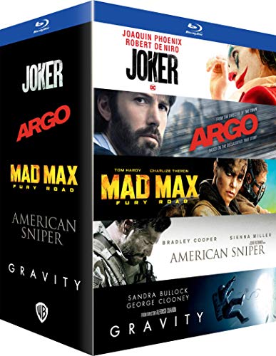 Best of the Decade - 5-Disc BoxSet ( Joker / Argo / Mad Max: Fury Road / American Sniper / Gravity ) [ Blu-Ray, Reg.A/B/C Import - France ]