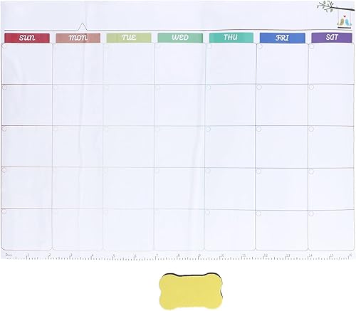 Miniatura 5 de Fydun Monthly Plan Whiteboard Stickers SelF Adhesive Rewritable Flexible Whiteboard Stickers for Office Teaching Refrigerator Wide Range of Uses