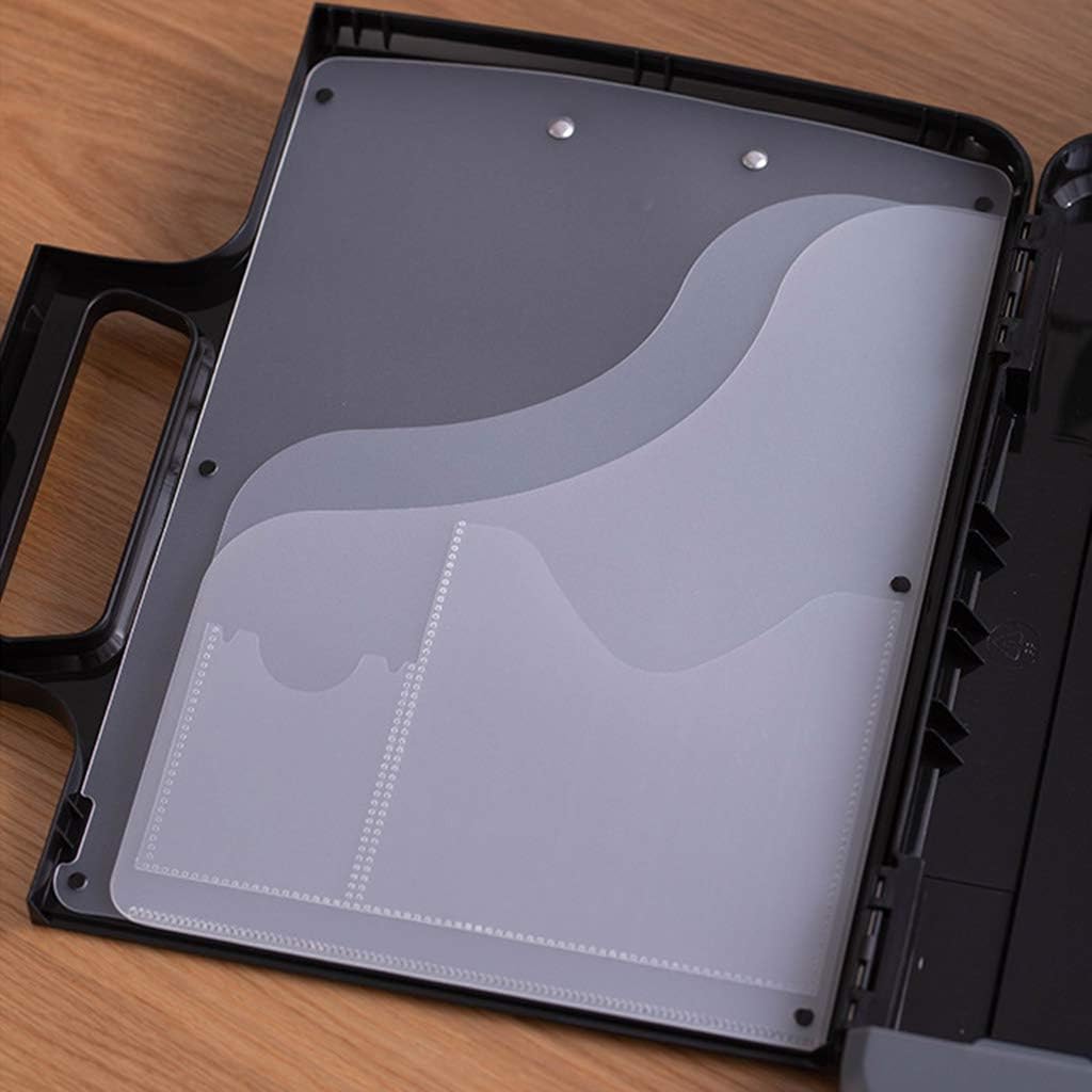 Portable A4 Files Document Clipboard Storage for Case Organizer with Calculator Multifunctional Holder Office Supplies Calculator