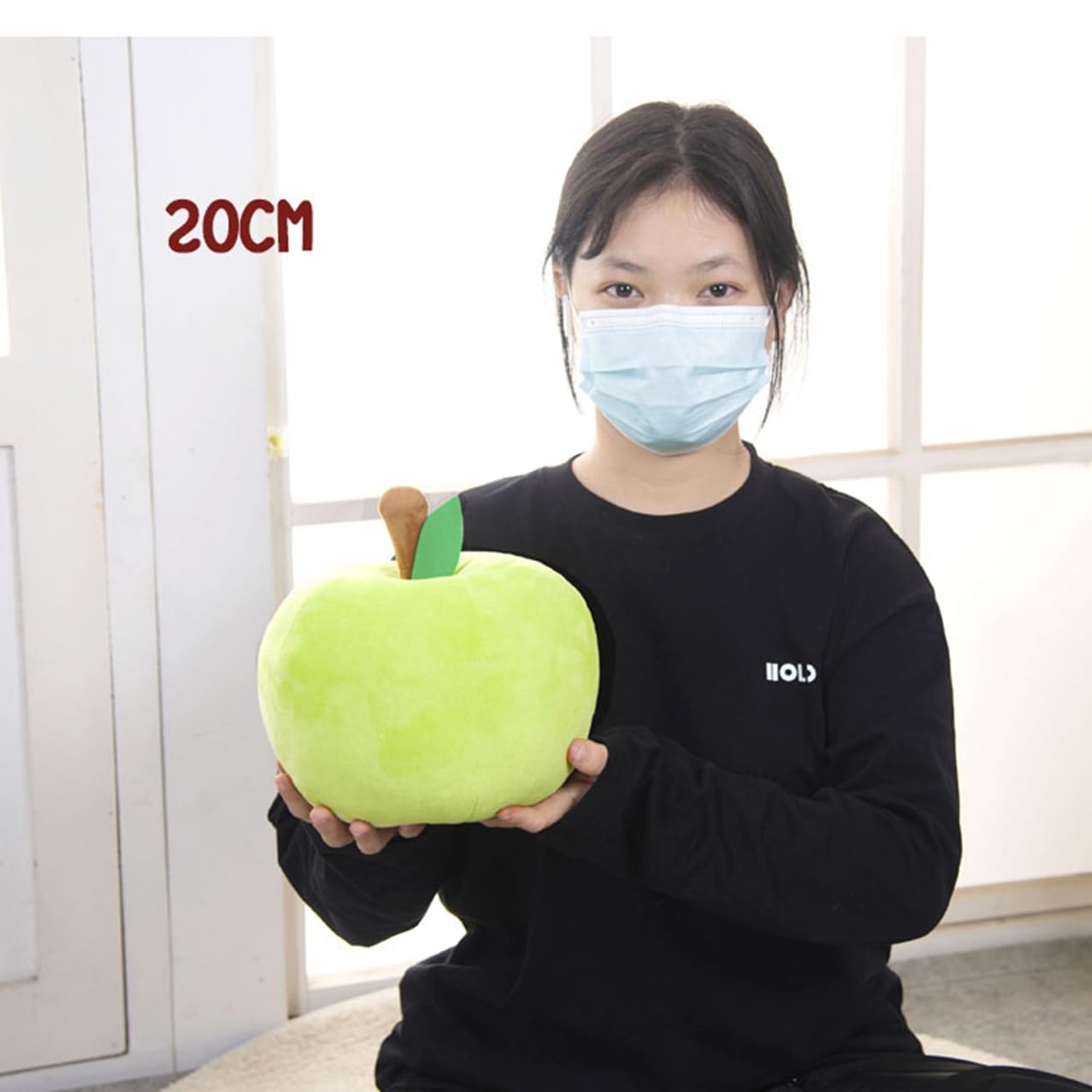 【新品タグ付】まめゴマ ぬいぐるみ りんご クッション Amazon.co.jp: ぬいぐるみ りんご クッション 林檎 アップル 抱き枕