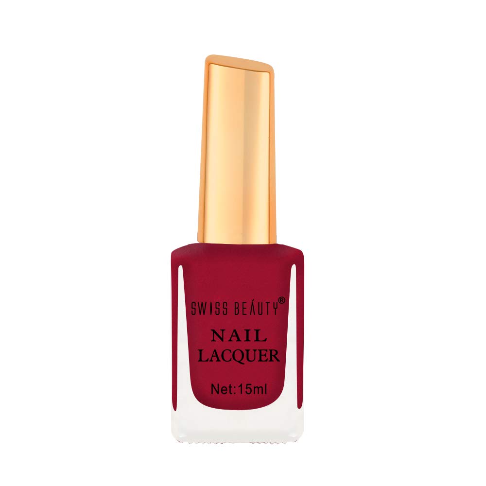 SWISS BEAUTY Glossy Finish Nail Lacquer Long Wear Glossy Nail Polish, Shade-30, 15Ml SWISS BEAUTY Glossy Finish Nail Lacquer Long Wear Glossy Nail Polish, Shade-30, 15Ml