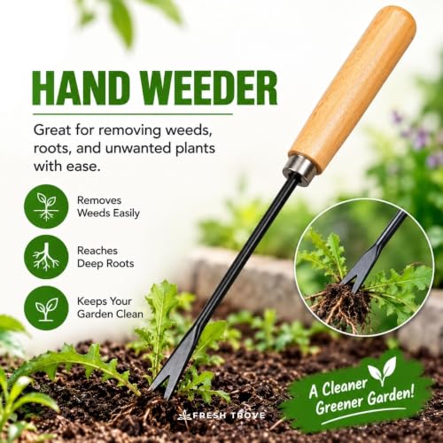 Image of 7-Piece Gardening Tool Kit | Trowel, Hand Fork, Cultivator and Weeder, Gardening Glove, Water Spray Gun and Hand Pruner | Gardening Tools Set for Home Gardens