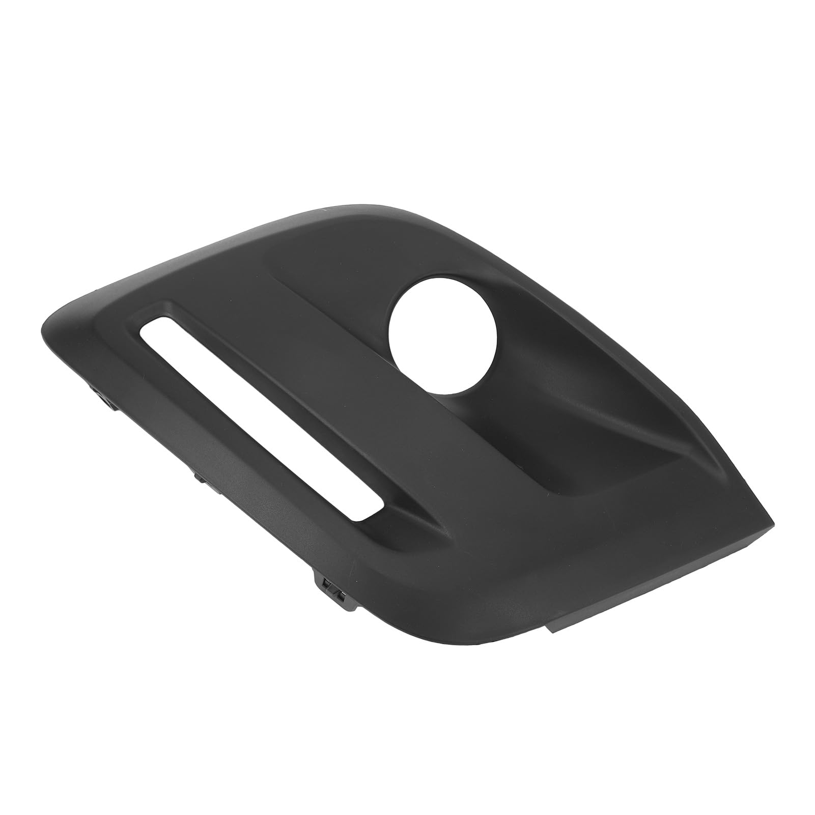 Drfeify Grille de Phare Antibrouillard, Garniture de Pare-chocs Avant en ABS, Couvercle de Lunette de Lampe pour Modèles Partner 2015 à 2018 sans Trou de Phare Antibrouillard (Côté gauche)