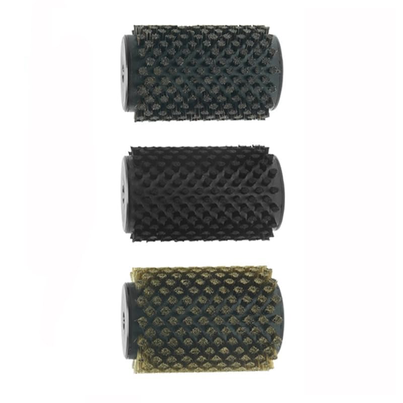 Juego de Cepillos para Esquí con Crin Cobre y Nailon para Snowboard Rodillo de Encerado Mantenimiento de Esquí