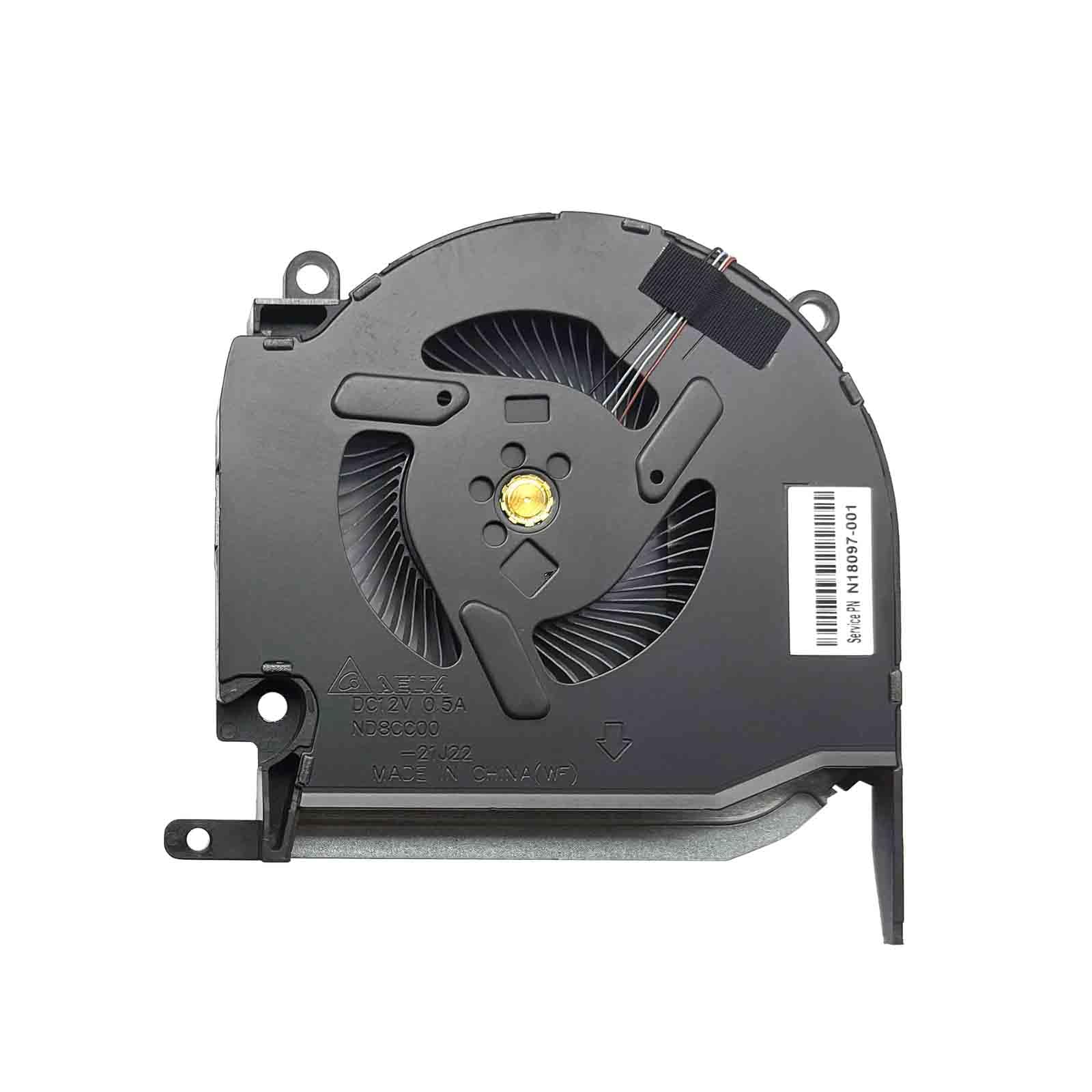BestParts Ventola di raffreddamento CPU+GPU di ricambio per laptop da gioco HP Omen 16-K, 16-u000, 16-k0000 16-k0xxx da 16,2 pollici, P/N: N18097-001 N18098-001 (Nota: solo per RTX 3060/3070 serie