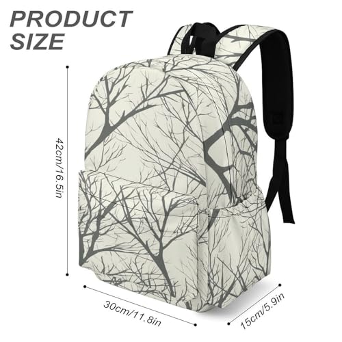 Tree Branch Leisure Backpack Water-Resistant Pack Stylish Bag Lightweight Travel Backpack Suitable for Commuting Travel Mountaineering Outdoor Sports Unisex3