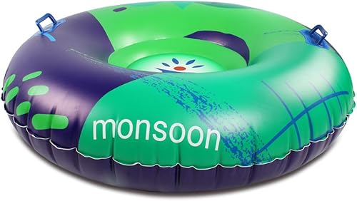 Miniatura 17 de monsoon [Planeador] Tubo De Nieve De Lujo Para Trineo De Trabajo Pesado Con Asas Para Adultos - Azul Planeador - Azul,Planeador - Verde,Planeador