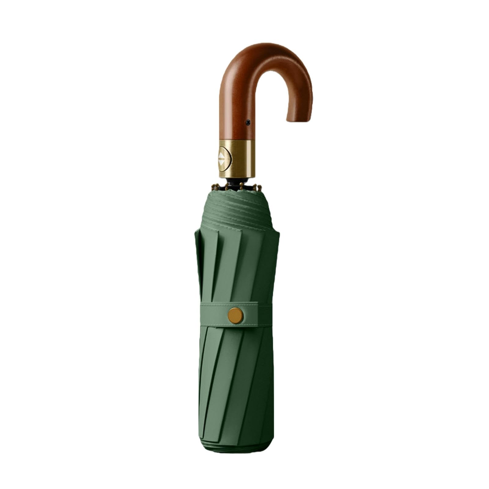 XYNM Umbrella Windproof Strong Fully Automatic Folding Reinforced Extra-large For Men-extra Large - Green